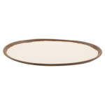 GET P-129-CRM - Pottery Market Platter, 11-3/4