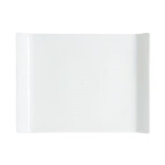 GET ML-214-W - San Michele Platter, 26 x 18 inch, fits bun pan rack, white, (Case of 3)