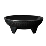 GET MOJ-803-BK - Viva Mexico Molcajete Bowl, 26 oz., melamine, black, (Case of 12)