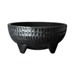 GET MOJ-804-BK - Viva Mexico Molcajete Bowl, 64 oz., melamine, black, (Case of 12)