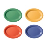 GET OP-950-MIX - Diamond Mardi Gras Platter, 9-3/4