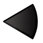 GET PZ-85-BK - Mama Mia Pizza Plate, 8-3/4