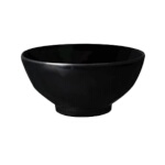 GET RB-122-BK - Fuji Bowl, 11 oz., melamine, beehive texture, black, (Case of 12)