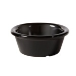 GET RM-203-BK - Ramekin, 1-1/2 oz., fluted cone shape, melamine, black, (Case of 72)