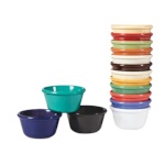 GET RM-400-CB - Ramekin, 4 oz., plain, cone-shaped, melamine, cobalt blue, (Case of 48)