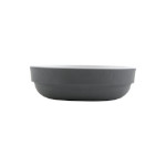 GET RR-2-5-WM/GRM - Roca Balance Monkey Dish, 4 oz., white matte/gray matte, (Case of 48)