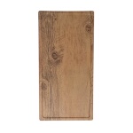 GET SB-1472-OW - Display Board, 14 x 7 inch, melamine, faux oak wood, (Case of 6)