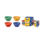 GET SP-BC-170-MIX - Diamond Mardi Gras Bouillon Cup, 8 oz., 4-1/2