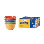 GET SP-RM-400-MIX - Diamond Mardi Gras Ramekin, 4 oz., 3-1/4