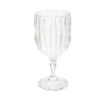GET SW-1422-1-SAN-CL - Fluted Wine Glass, 8 oz., clear, (Case of 24)