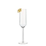 GET SW-1462-CL - Via Champagne Glass, 6 oz., TRITAN, clear, (Case of 24)
