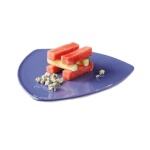 GET TP-12-PB - Diamond Mardi Gras Plate, 12