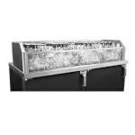 Glastender GDU-16X30 - Glass Ice Display Unit, for back bar, 30