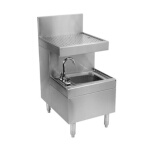 Glastender SWB-18-DB - Underbar Wet Waste Sink, 18