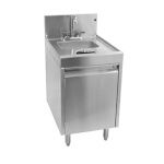 Glastender SWB-18-DW - Underbar Wet Waste Sink, 18