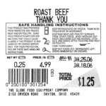 Globe E13 - Ingredient Labels, 2.36