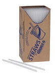 Gold Medal 1082 - Sno-Sippers & Spoon Straws, Plastic/White, 12,500 per Case