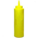 Gold Medal 5048 - Yellow Mustard Squeeze Bottles, Plastic