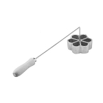 Gold Medal 5119 - Rosecake Waffle Mold w/Handle, 4 in.