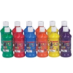 Gold Medal 7736 - Washable Paint Kit, 2 of Each Color, (12) 8 oz. bottles per case