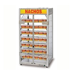 Gold Medal 5588-00-100 - Portion Pak Cheese Warmer, (2) lift-out doors, (5) shelves, lighted sign