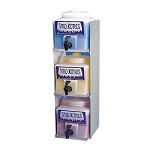 Gold Medal 1067 - Vertical Dispenser Rack (Dispensers Not Included)