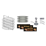 Gold Medal 5552-000 - Pizza Merchandiser Rack Kit