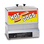Gold Medal 8007DE - Hot Dog Steamer with Dry Element