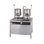 Groen 137682 - Kettle Cabinet Assembly, electric boiler, (2) 20 quart kettles, hand tilt, 2/3 jacket, 36