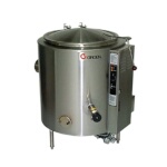 Groen AH/1E-40 - Kettle, gas, 40 gallon, 2/3 jacket, power aid cover, faucet bracket