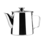 Browne 515002 - Contemporary Teapot, 12 oz., 18/8 stainless steel, mirror finish