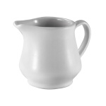 Browne 563930 - Creamer, 6 oz., handled, ceramic, white