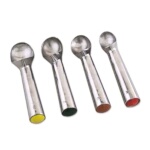 Browne HL12SD - Ice Cream Dipper, size 12, 3 oz. (89 ml), cast aluminum, yellow