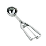 Browne E12510 - Disher, size 10, 3.8 oz., twin grip, stainless steel