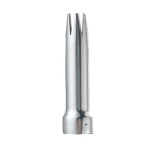 Browne 574355-3 - Nozzle for whip cream dispenser, star tip, stainless steel, chrome