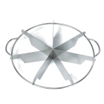 Browne 857 - Pie Cutter, 7 cut, stainless steel