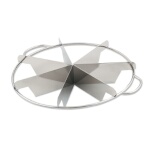 Browne 858 - Pie Cutter, 8 cut, stainless steel