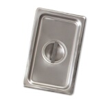 Browne CP8122 - Steam Table Pan Cover, 1/2 size, solid, 24 gauge stainless