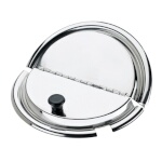 Browne VIC01012HL - Vegetable Inset Cover, notched, hinged, for VIC01012, stainless steel