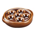 Browne 744046 - Escargot Plate, 5-1/4