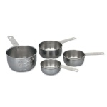 Browne 1190MC - Measuring Cup Set, graduated inside/out, solid handles, stainless steel