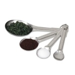 Browne 2316 - Measuring Spoon Set, US standard capacities, stainless steel