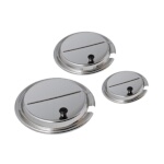 Hatco 4QT-LID - Lid, round, hinged and notched, 4 quart