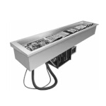 Hatco CWBP-S4 - Drop-In Refrigerated Slim Well, (4) full-size pan, top mount, electronic control