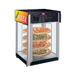 Hatco FDWD-2-120-QS - Heated Display Case, pass-thru, (2) door, revolving circular rack & motor