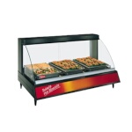 Hatco GRCD-3P - Heated Display Case, curved glass, (3) pan shelf, lighted