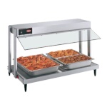 Hatco GRHW-2P - Display Food Warmer, with heated base, sneeze guard