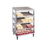 Hatco GRPWS-3624Q - Pizza Merchandiser, Pass-Thru, quad slant shelf, 36