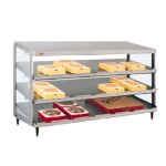 Hatco GRPWS-4824T - Pizza Merchandiser, Pass-Thru, triple slant shelf, 48