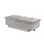 Hatco HWBHRT-43D - Drop-In Hot Food Well, with drain, non-insulated, (4) 1/3 pans, high watt